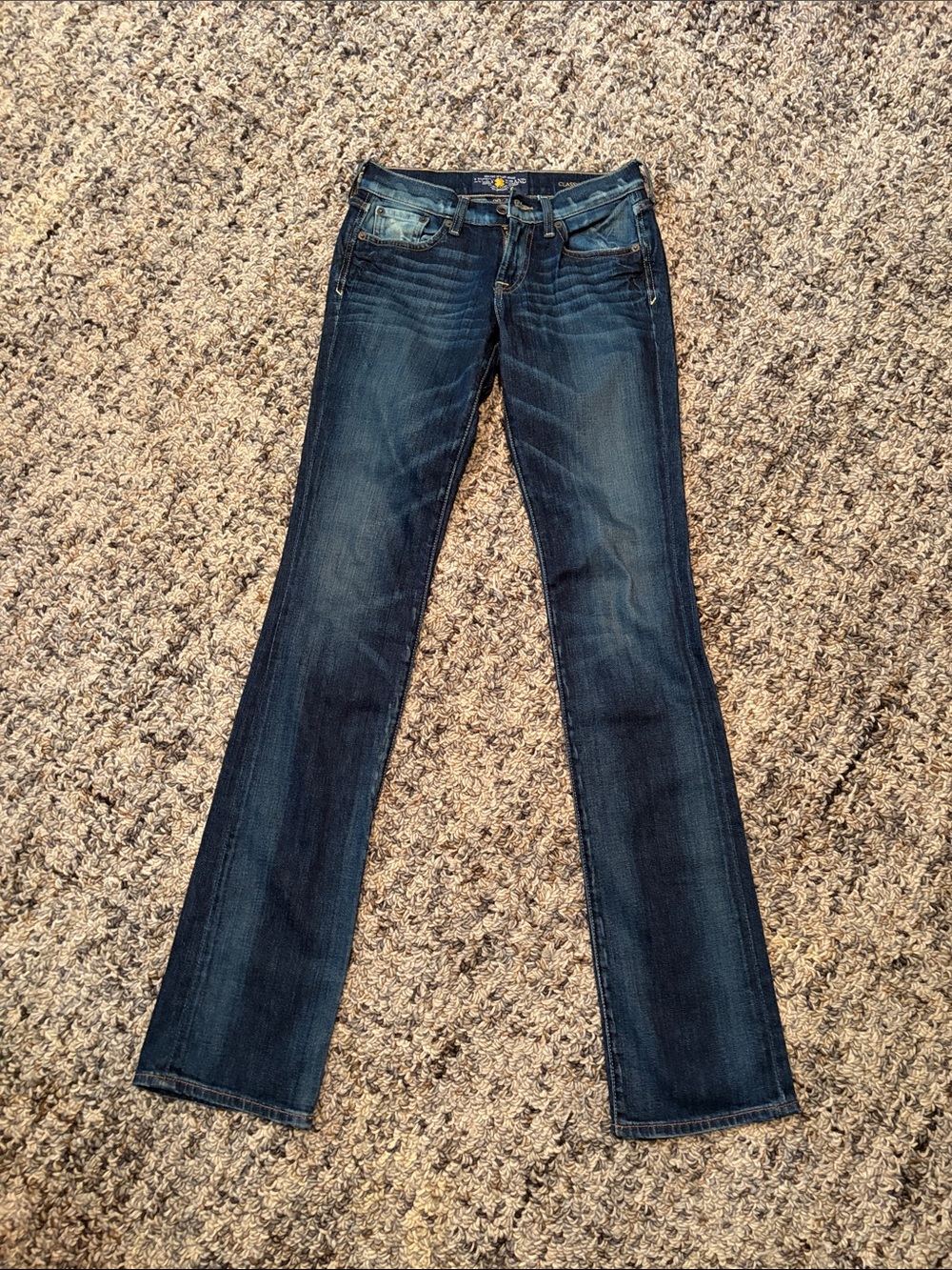 Lucky Brand Dark Indigo Flare Jeans